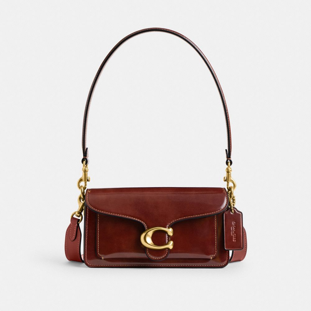 Coach tabby deep red sale