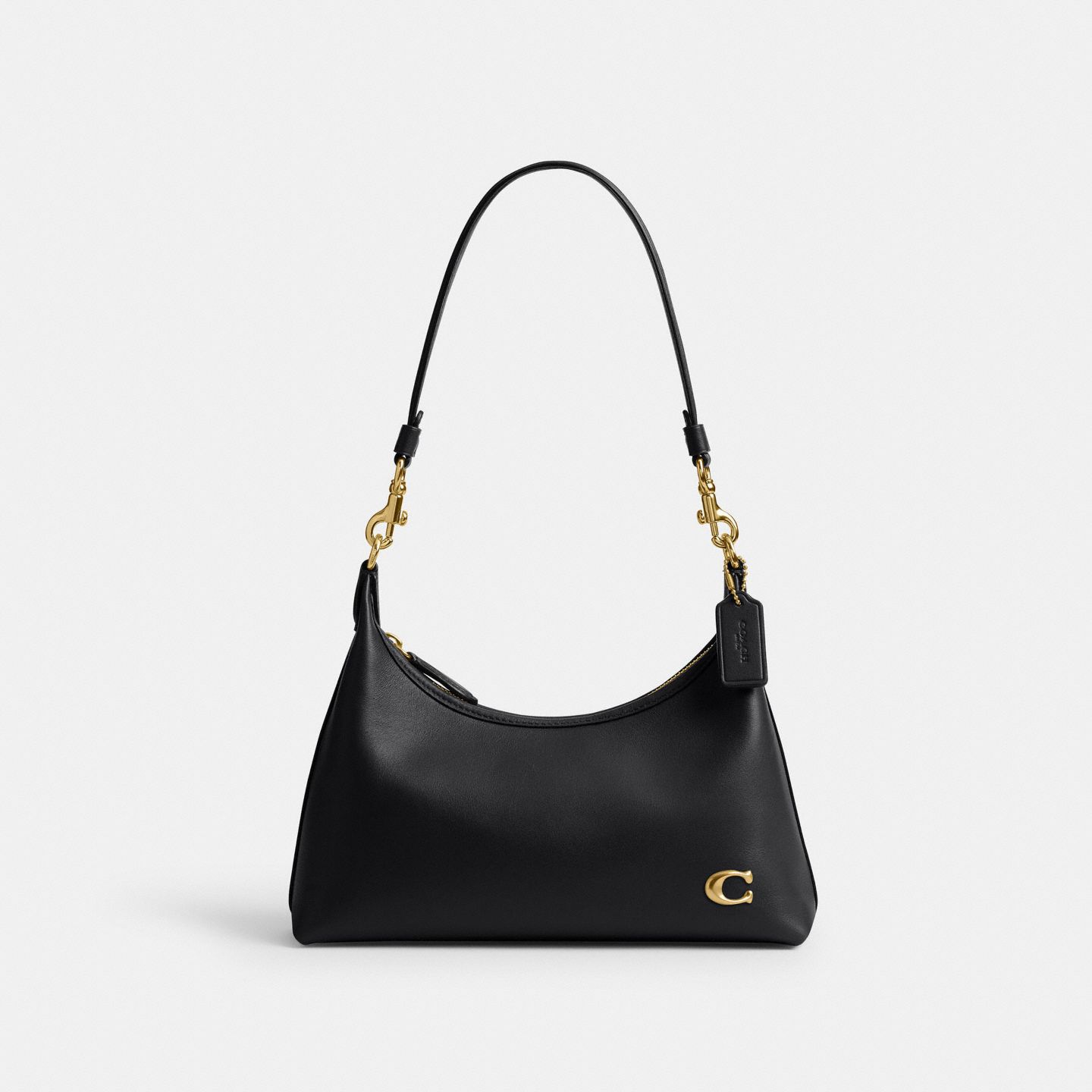 Женская сумка Coach Juliet Shoulder Bag 25, цвет: Латунный / Чёрный — фото 1