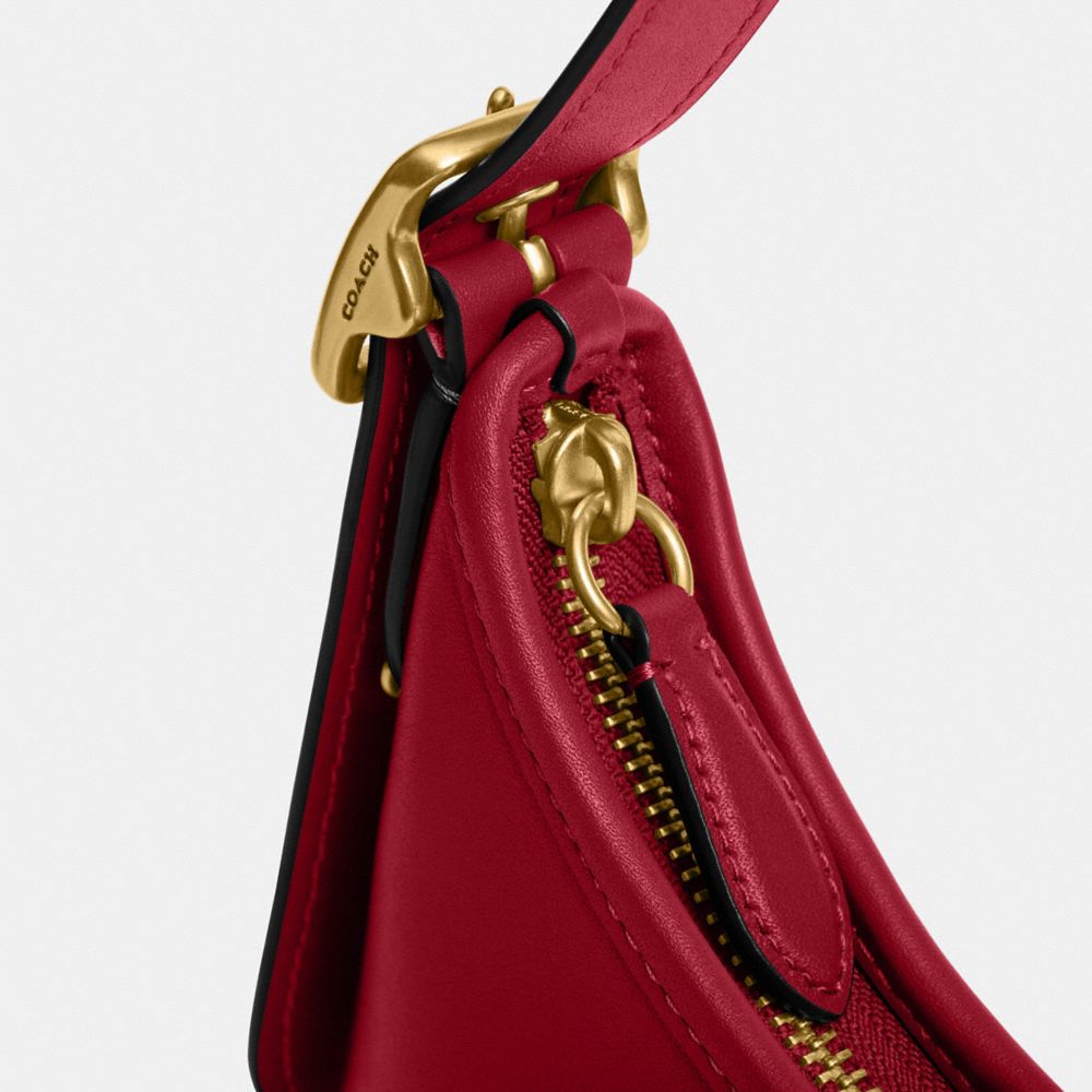 COACH Hamptons Hobo Bag Women s Designer Purses Brass Ruby