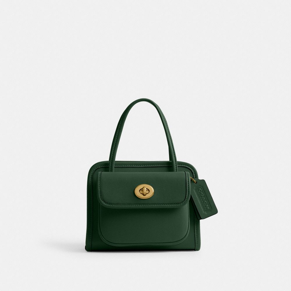 Shop Coach Safari Tote In Green