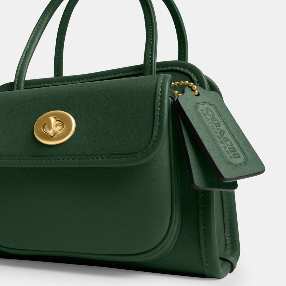 Shop Coach Safari Tote In Green