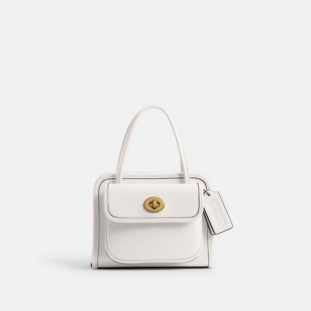 Shop Coach Safari Bag In Brass/chalk