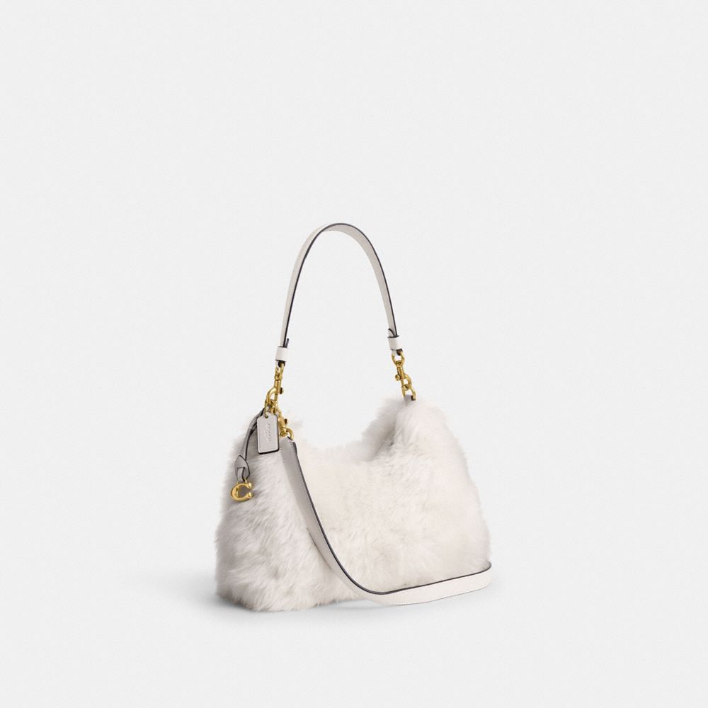 Shop Coach Juliet Schultertasche 25 In Brass/natural