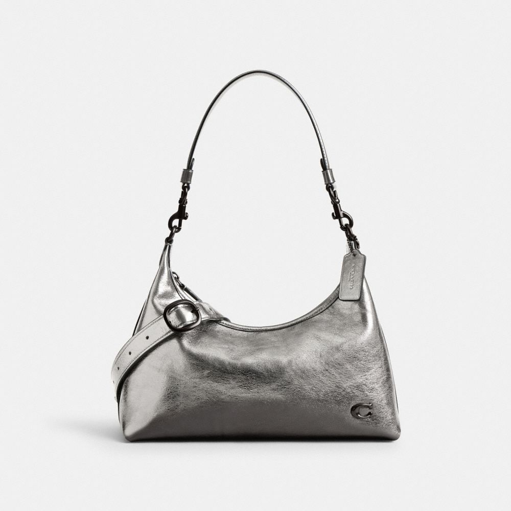 Pewter Anthracite Juliet Shoulder Bag