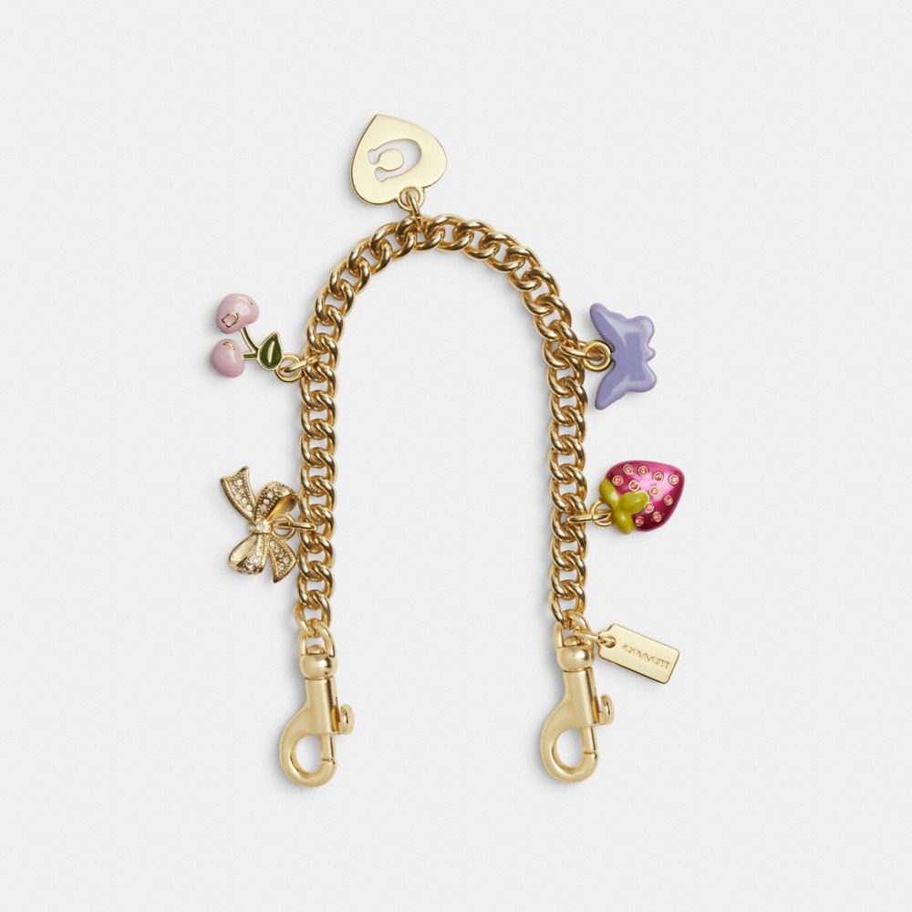 Gold Gold Gold Swagger Chain With Charms