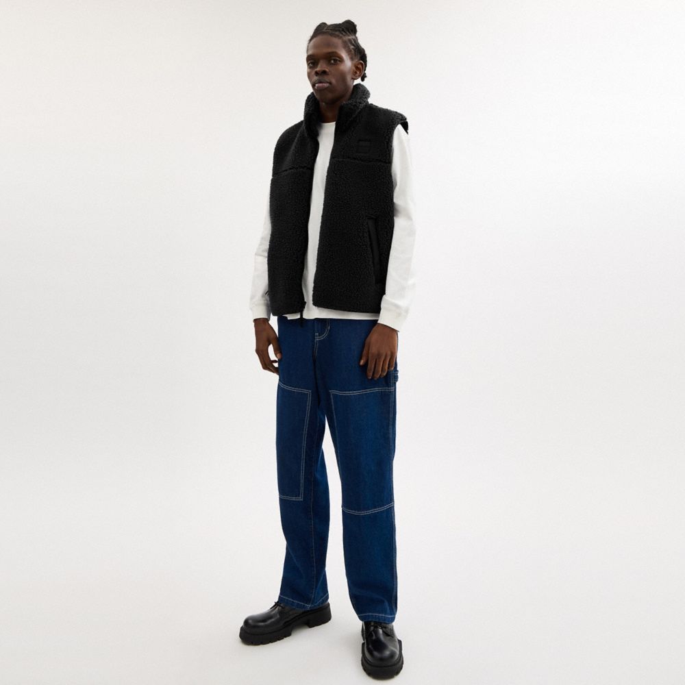 COACH®,Novelt Sherpa Vest,,Scale View