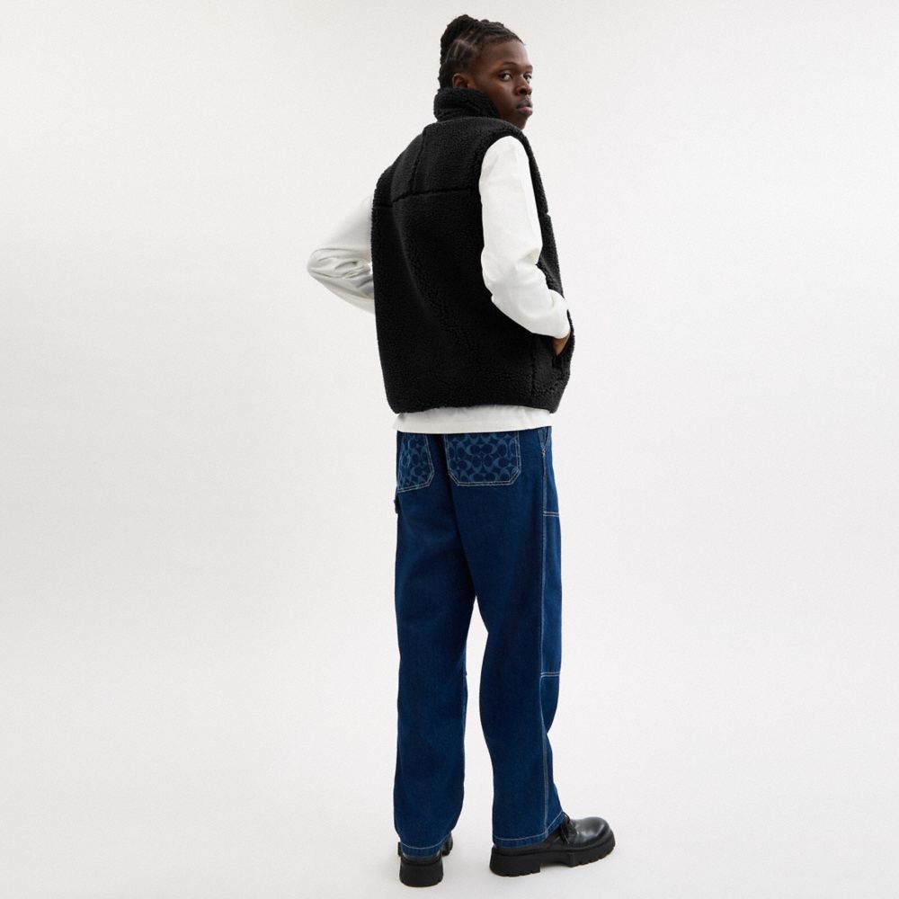 COACH®,Novelt Sherpa Vest,,Scale View