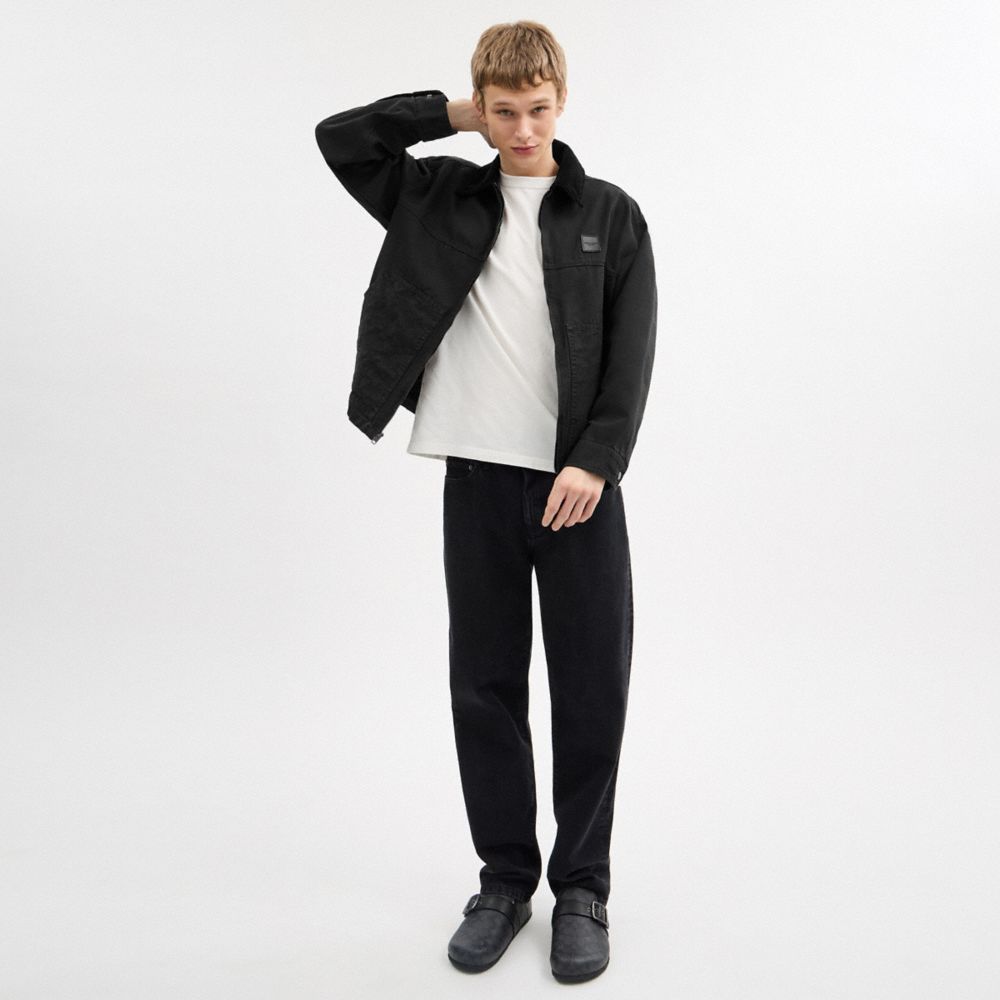 COACH®,VESTE DE TRAVAIL,Noir,Scale View