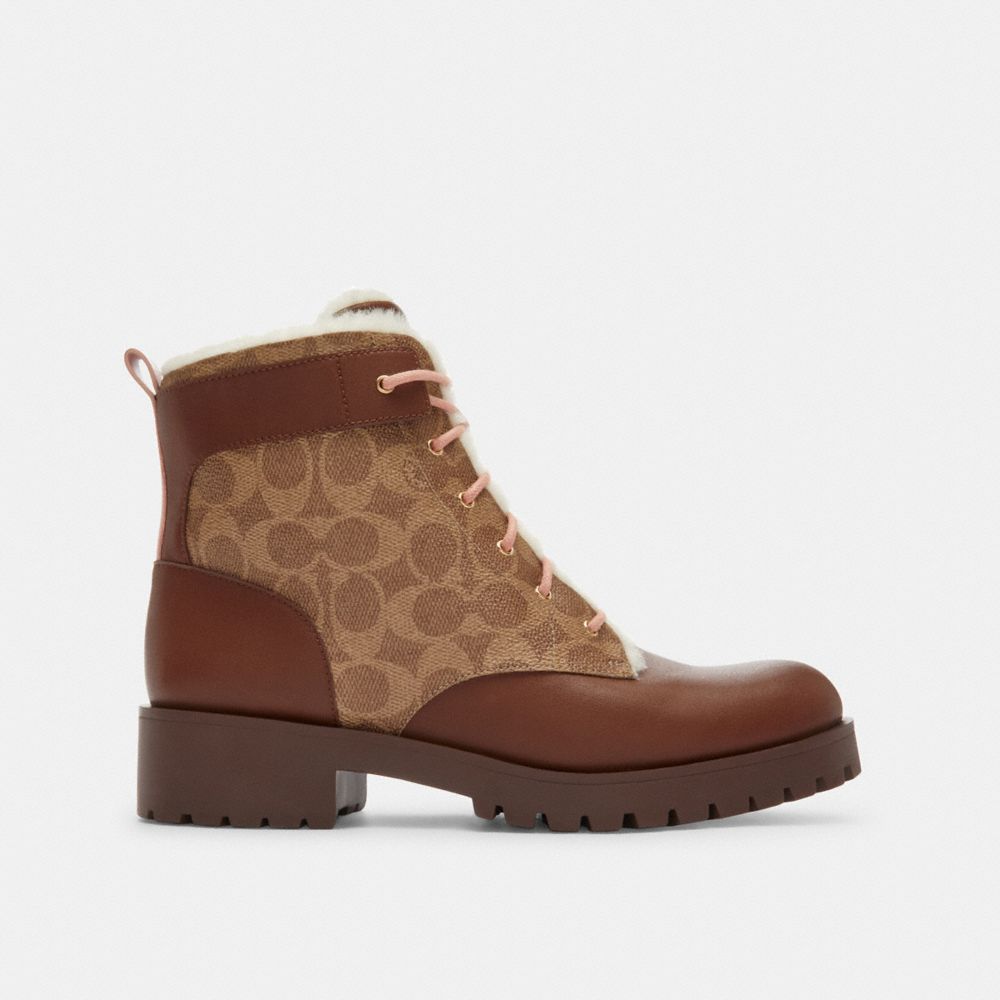 【COACH】Lorraine ブーティ 在庫確認下さい  CW711 COACH® Outlet | Lorraine Bootie In Signature Canvas