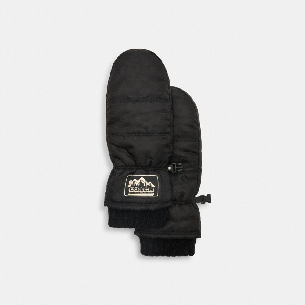 Signature Puffer Mittens, ProductTile
