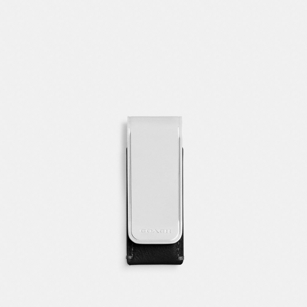 Coach Money Clip In Black