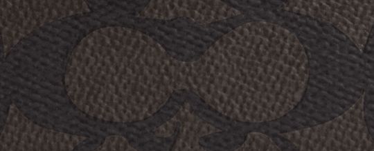 COACH®,PORTEFEUILLE MOYEN À FERMETURE ZIPÉE D’ANGLE EN TOILE EXCLUSIVE,Toile exclusive,Or/Noyer/Rouge vif