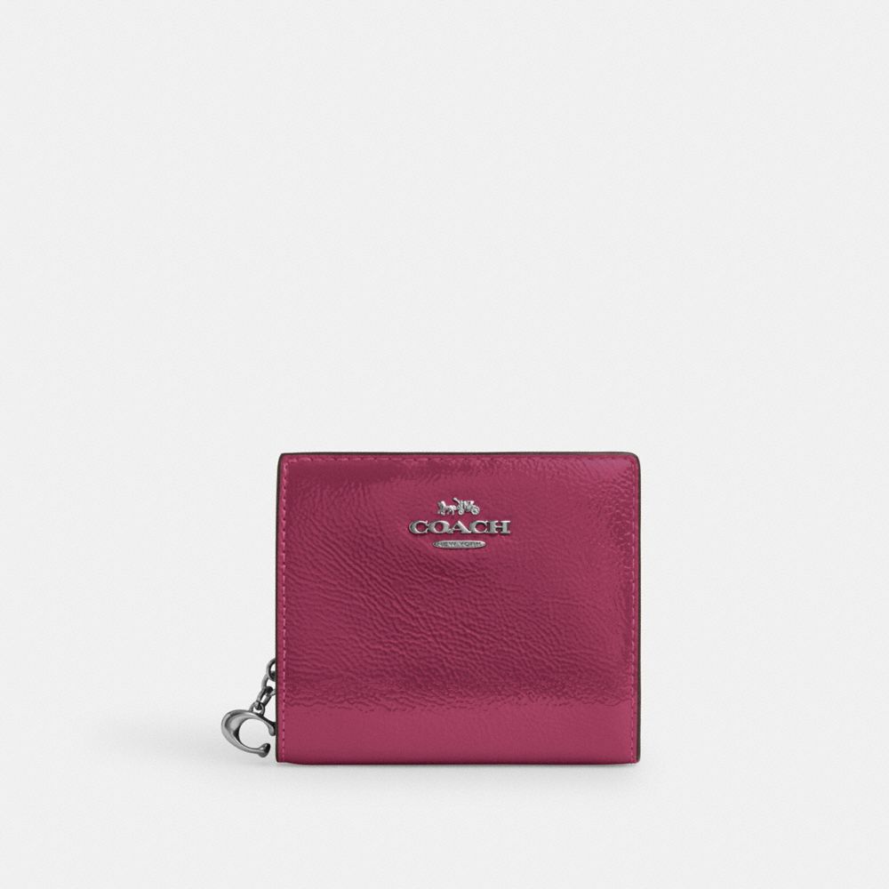 COACH®,Snap Wallet,Bi Fold,Logo,Metal,Casual,,Front View