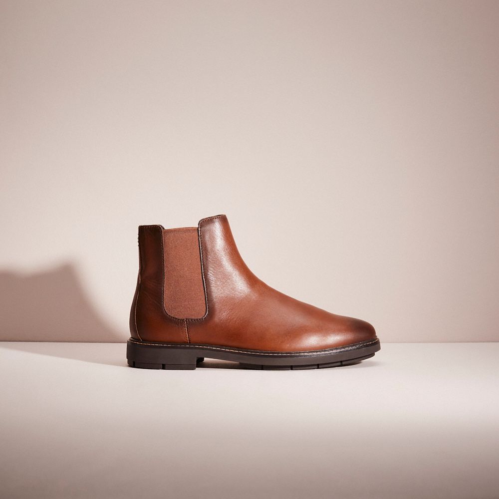 Coach Restored Chelsea Boot In Burnished Saddle