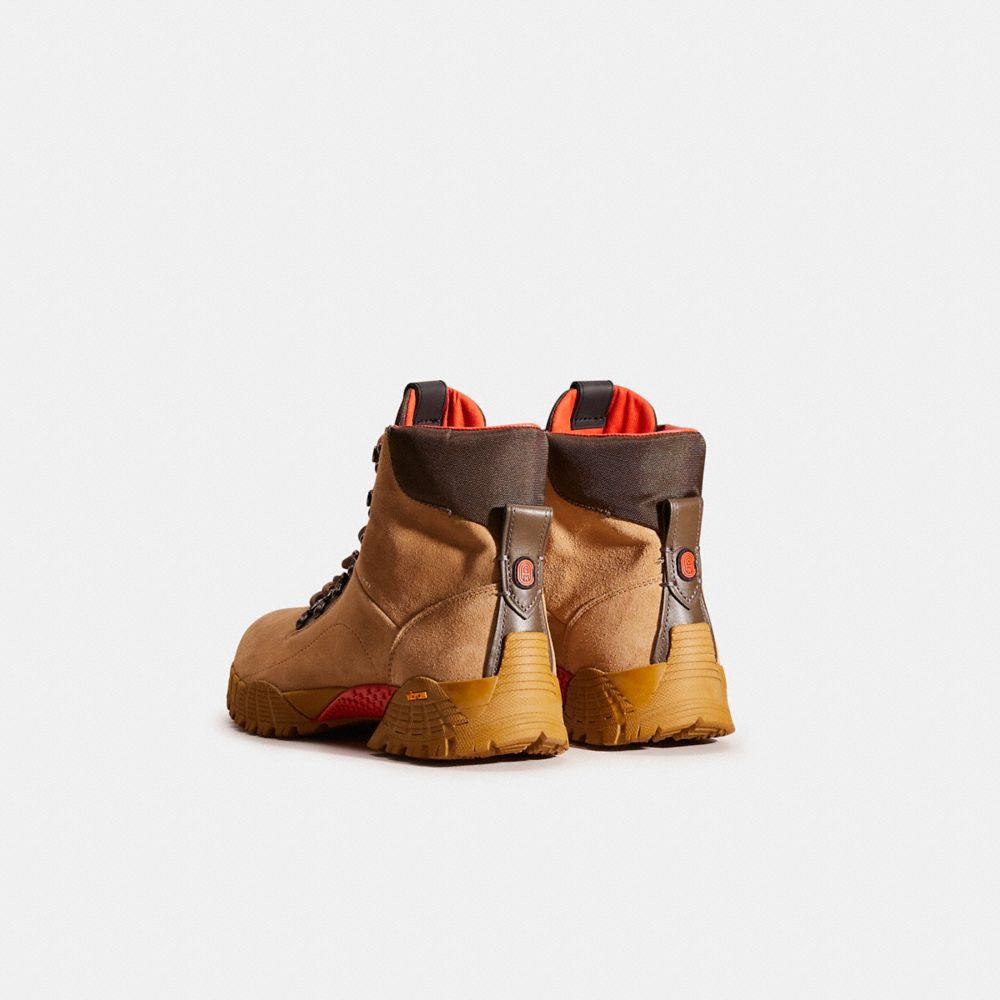 Coach Restored Hybrid  City Hiker Boot In Peanut