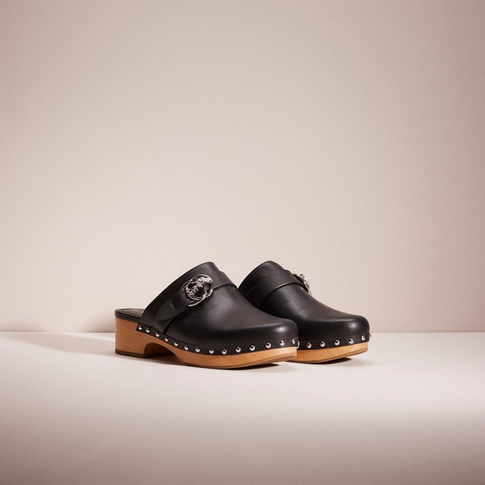 COACH®,Cuir,Noir,Angle View