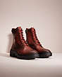 COACH®,RESTORED CITYSOLE BOOT,Leather,Red Mocha,Angle View