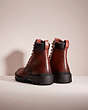 COACH®,RESTORED CITYSOLE BOOT,Leather,Red Mocha,Back View