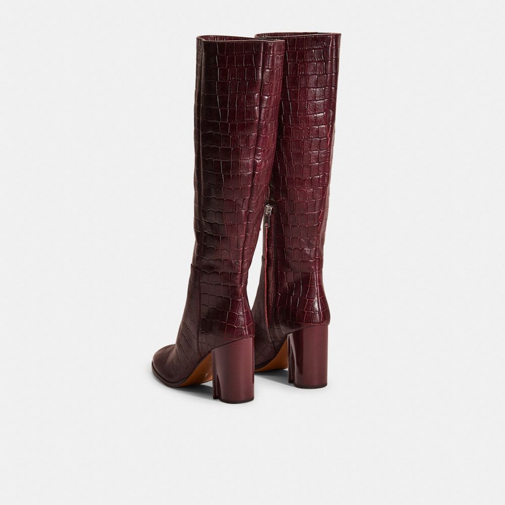 COACH®,Restored Brigitte Boot,,Back View