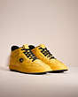 COACH®,RESTORED CITYSOLE MID TOP SNEAKER,Leather,Canary,Angle View
