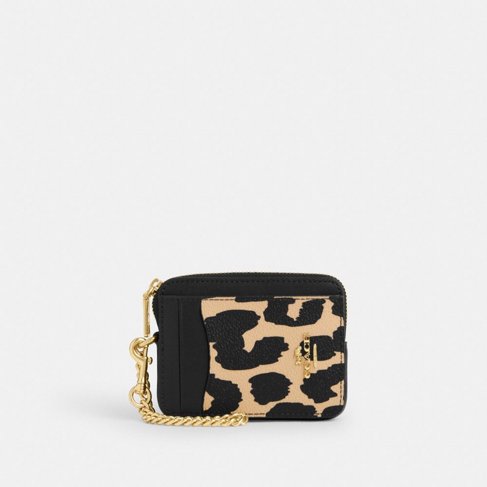 Cheetah coach wallet sale