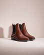COACH®,RESTORED BOWERY BOOTIE,Leather,Walnut Brown,Angle View