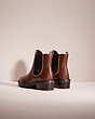 COACH®,RESTORED BOWERY BOOTIE,Leather,Walnut Brown,Back View