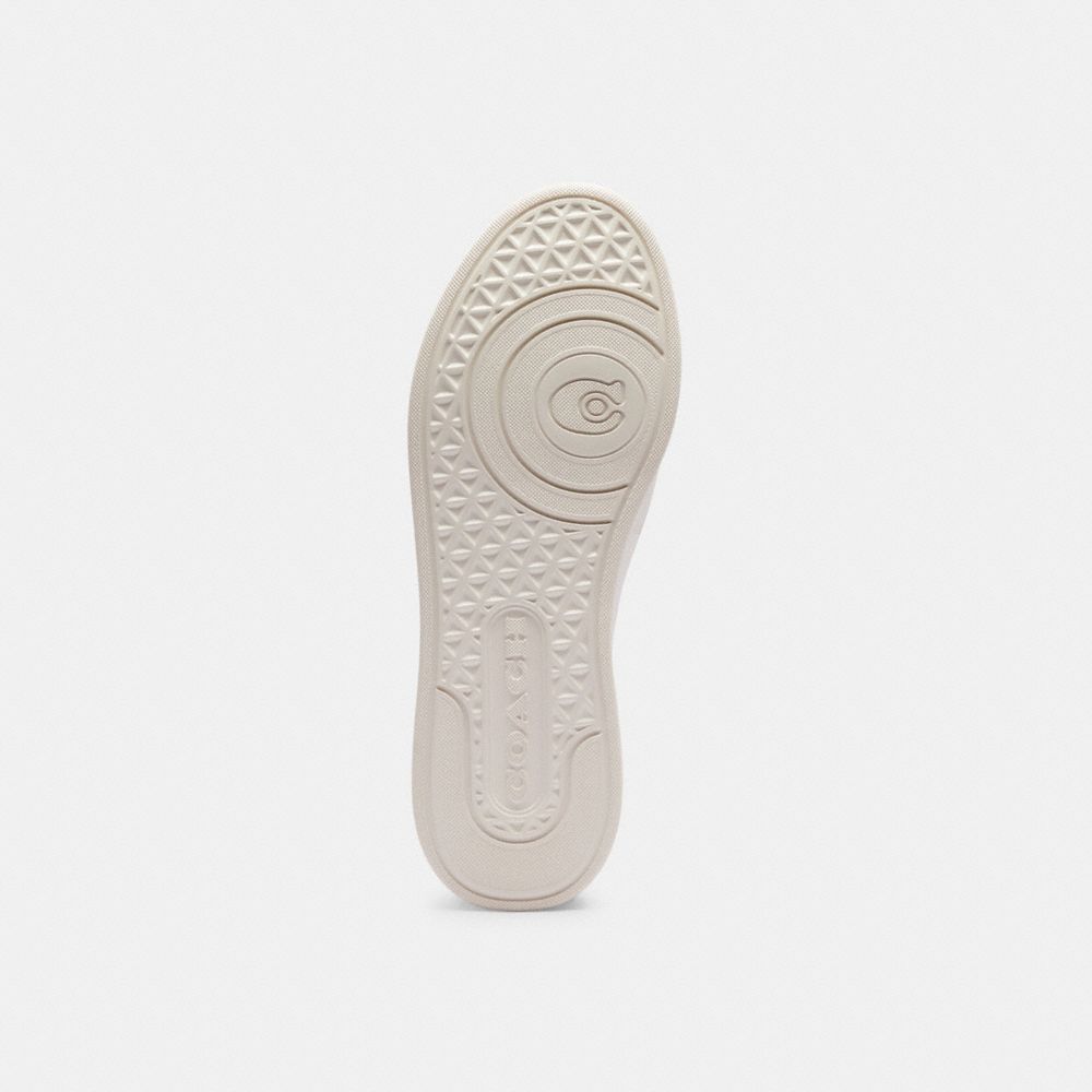 COACH®,BASKET HIGH LINE EN TOILE EXCLUSIVE,Toile enduite,Marron Kaki,Outsole View
