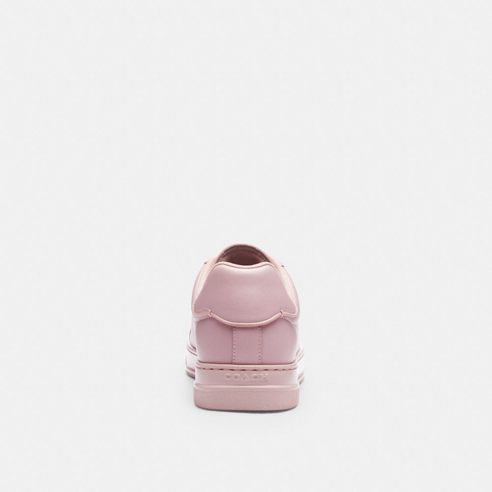COACH®,High Line Sneaker,Leather,Lining Mesh,Mesh,Casual,Fabric,Logo,Embossed,Cushion Toe,Cushioned,Casual,Pink,Alternate View