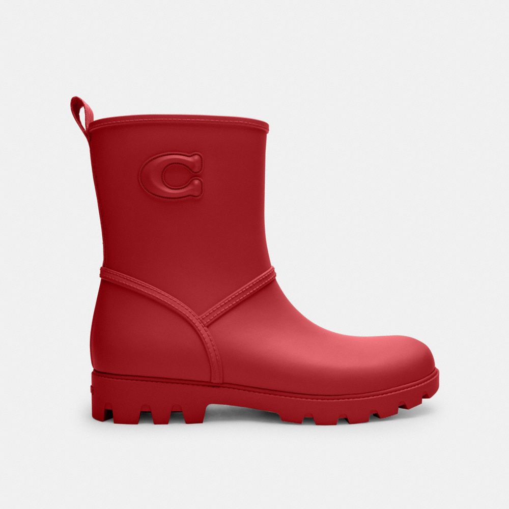 COACH®,Ryder Rainboot,,Angle View