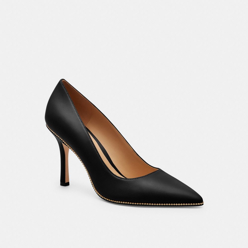 Coach black pumps on sale