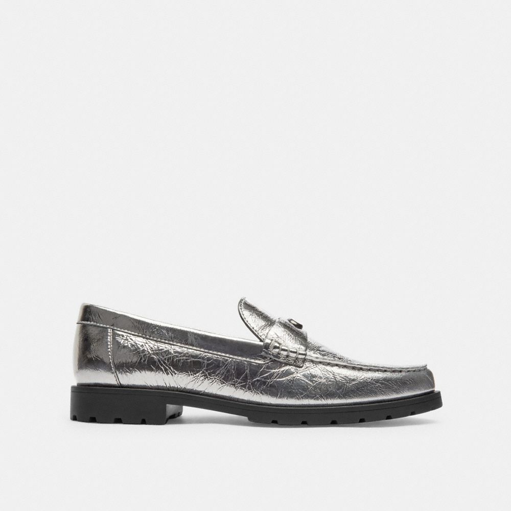 Shop Coach Jocelyn Loafer In Grey