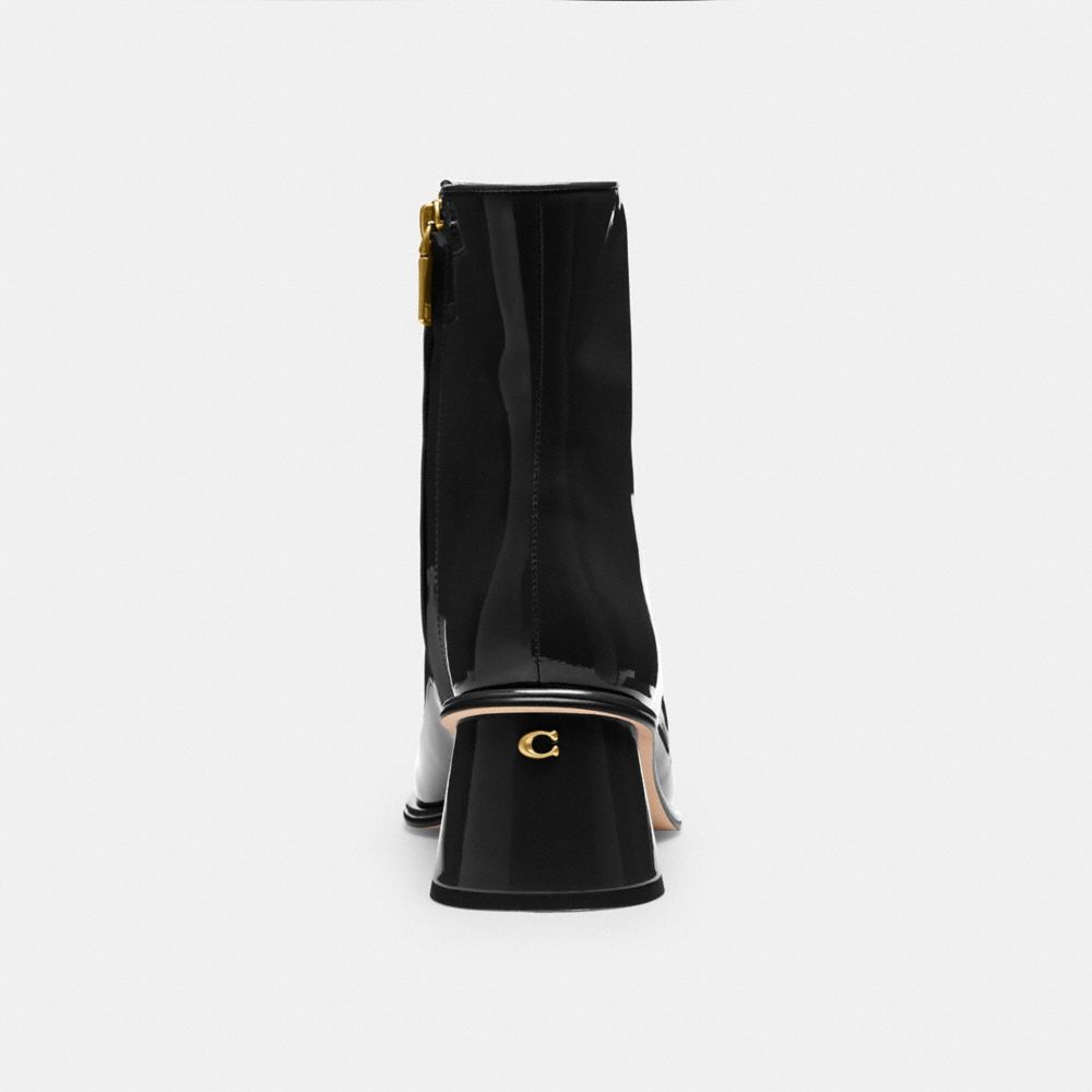 COACH®,Gigi Bootie,Rubber,Bootie,Pull Tab,Day Party,Black,Alternate View