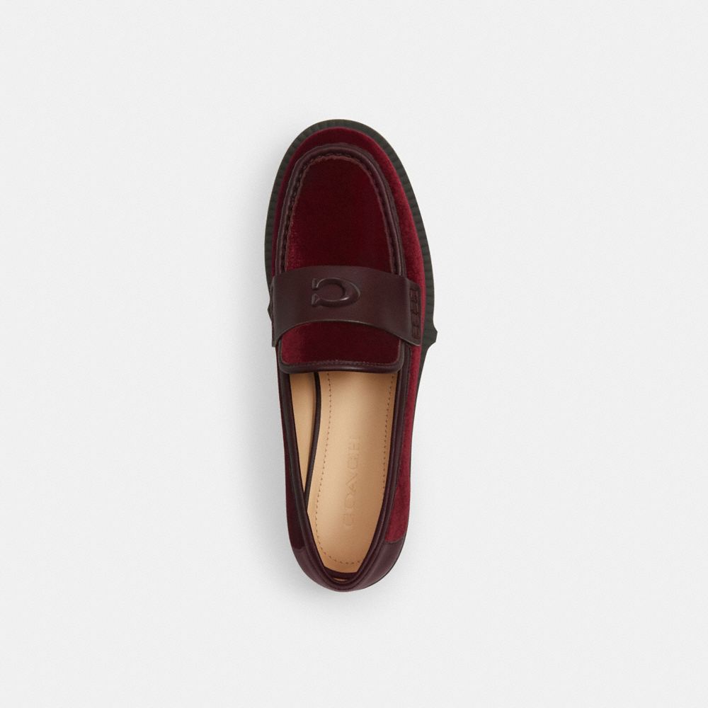 COACH®,Leah Loafer,,Inside View,Top View