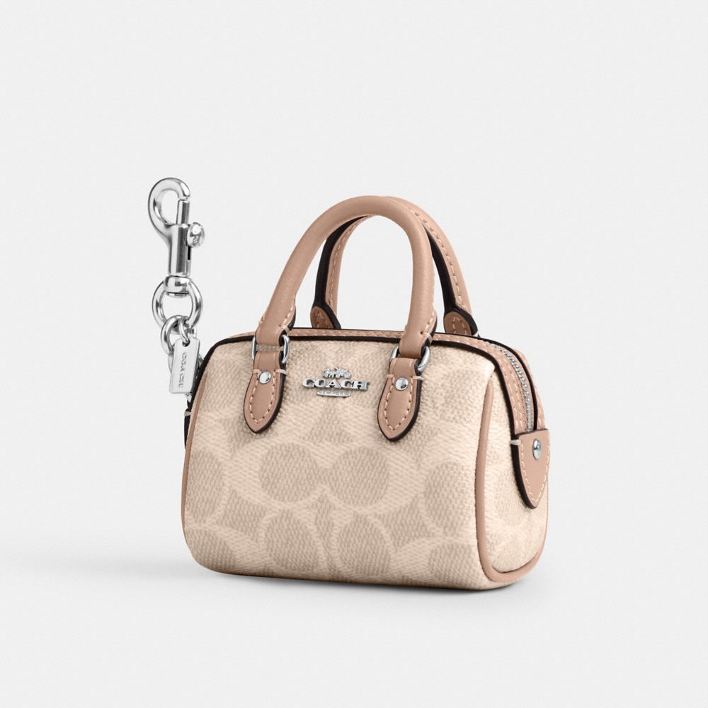 Coach bag charm sale online