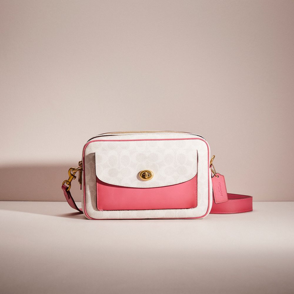 Coach cassie camera bag in signature canvas new arrivals