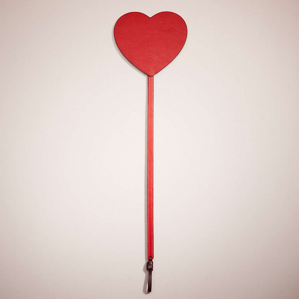 Coach Remade Heart Fly Swatter In Metallic