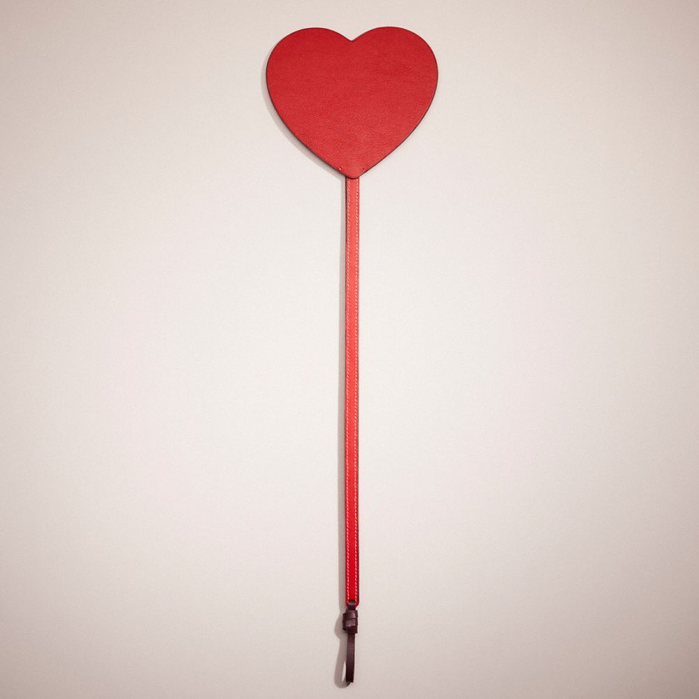 Coach Remade Heart Fly Swatter In Red Multi