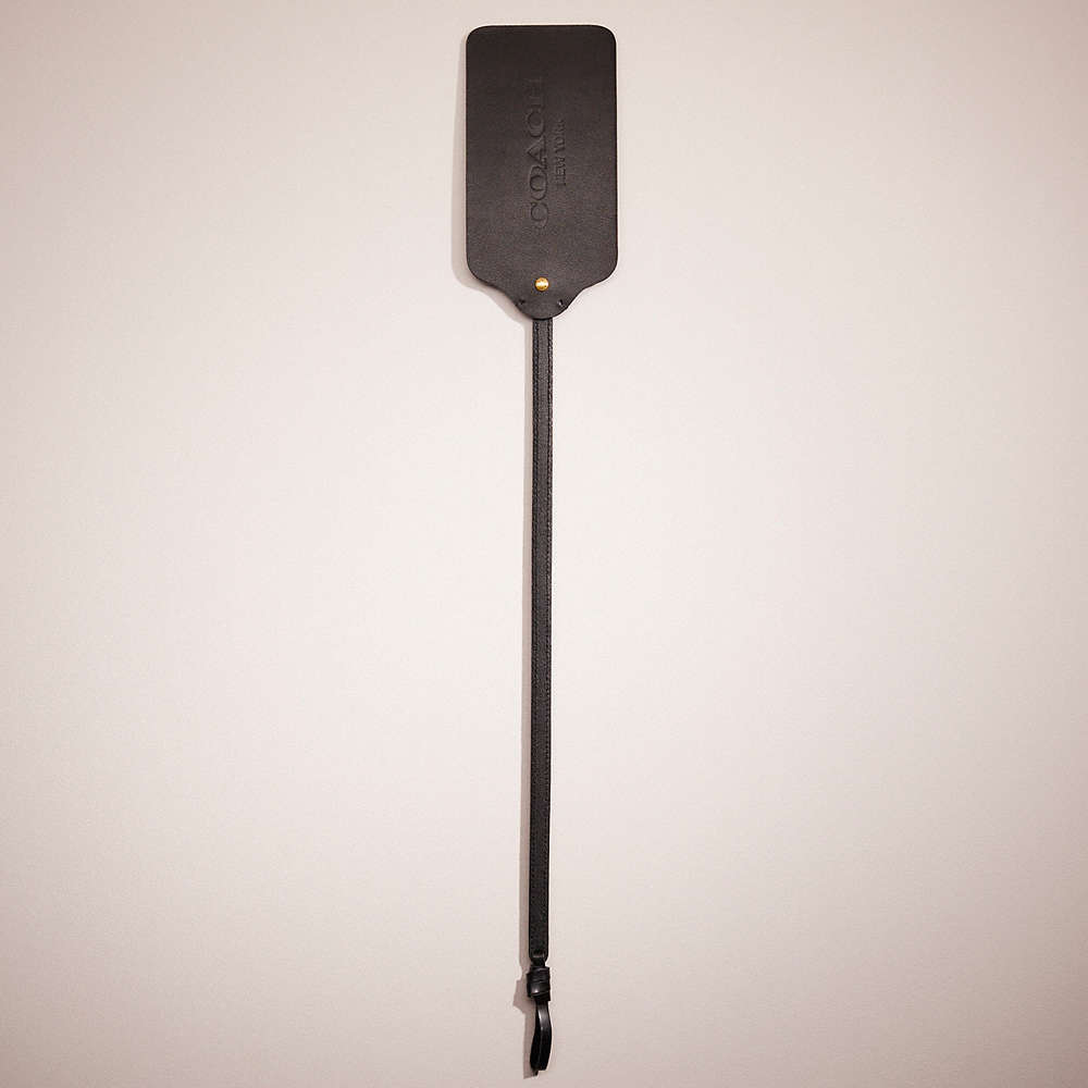 Coach Remade Hangtag Fly Swatter In Black