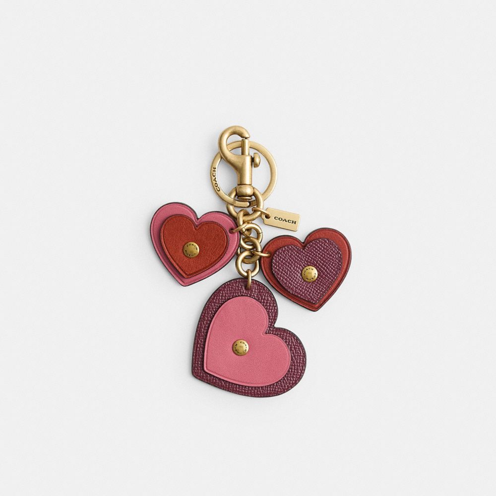 Remade Heart Cluster Charm Key Chain | Accessories | Coach | COACH®