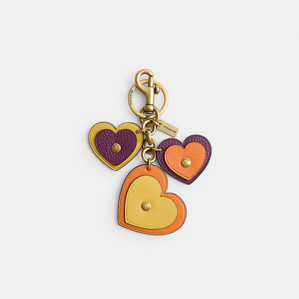 Remade Heart Cluster Charm Key Chain | Accessories | Coach | COACH®