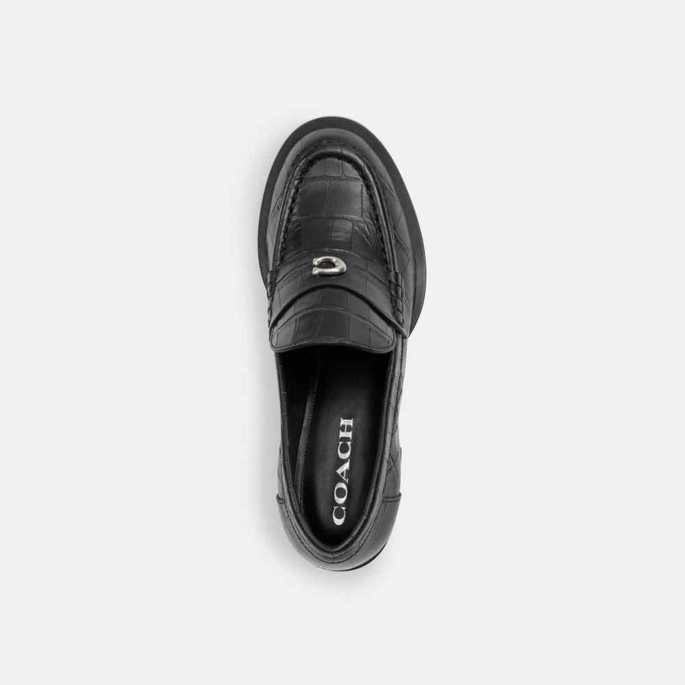 Shop Coach Natalie Loafer In Black