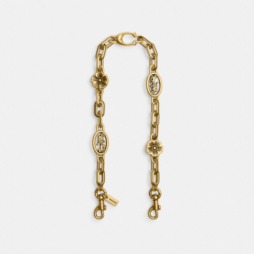 Brass Brass Horse And Carriage Chain Strap