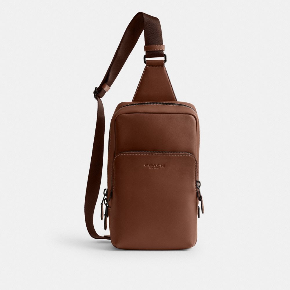 Coach leather sling bag online