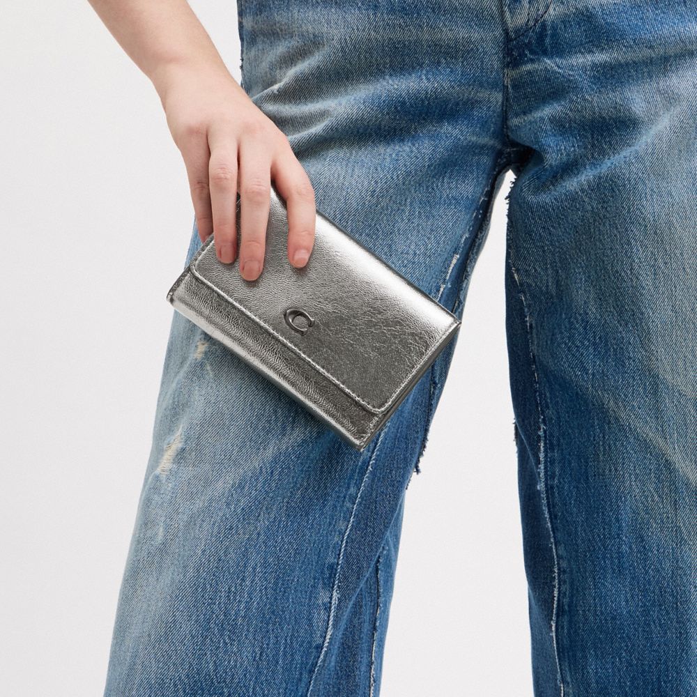 COACH®,エッセンシャル ミディアム フラップ ウォレット,ミニ財布(二つ/三つ折り),ｱﾝｽﾗｻｲﾄ