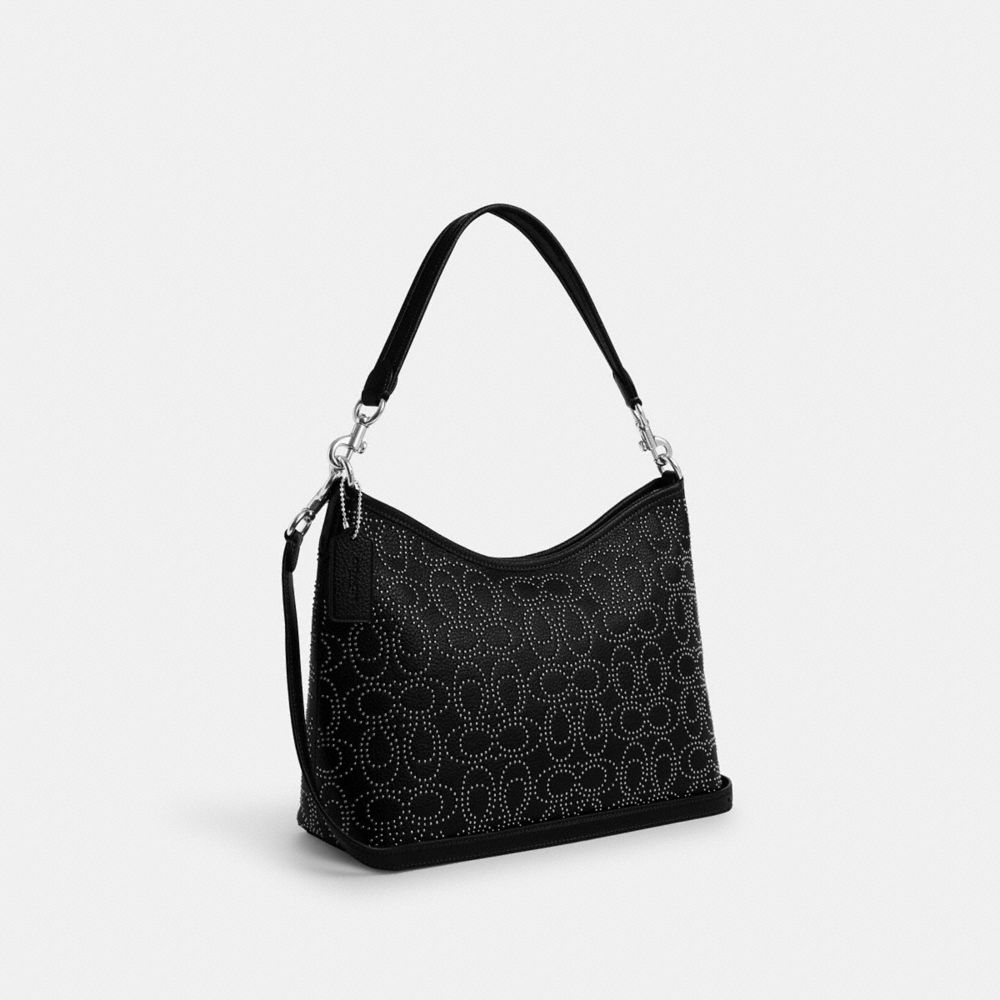 COACH®,ローレル ショルダー バッグ・シグネチャー リベット,ショルダーバッグ,