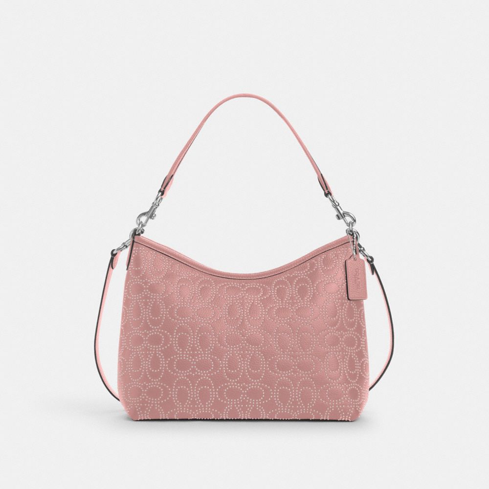 COACH®,Laurel Shoulder Bag With Signature Rivets,,Front View