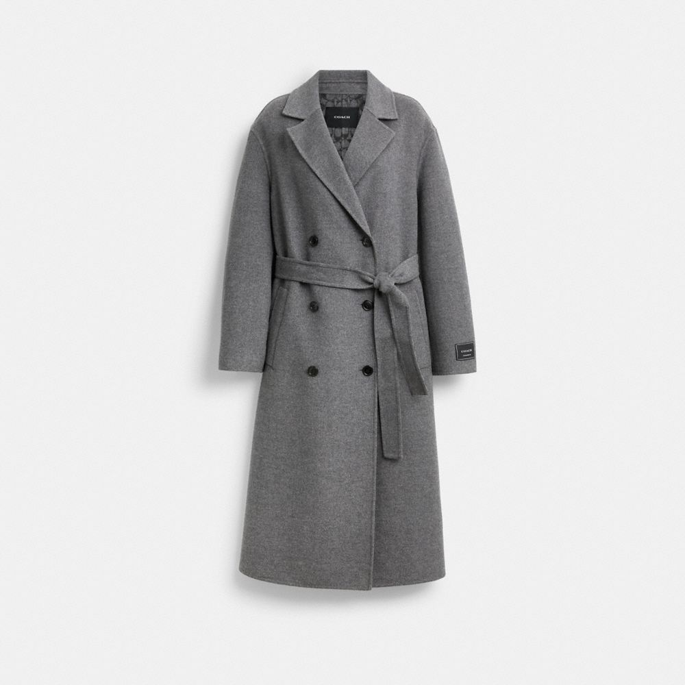 Coach tailored wool coat online