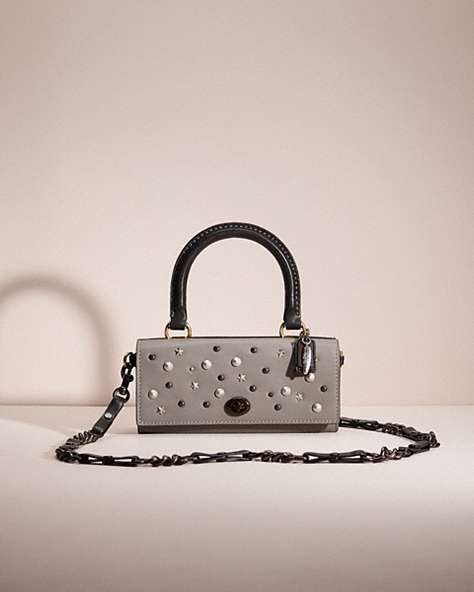 COACH®,UPCRAFTED DOUBLE-UP CREATION,Glovetanned Leather,Pewter/Heather Grey,Front View