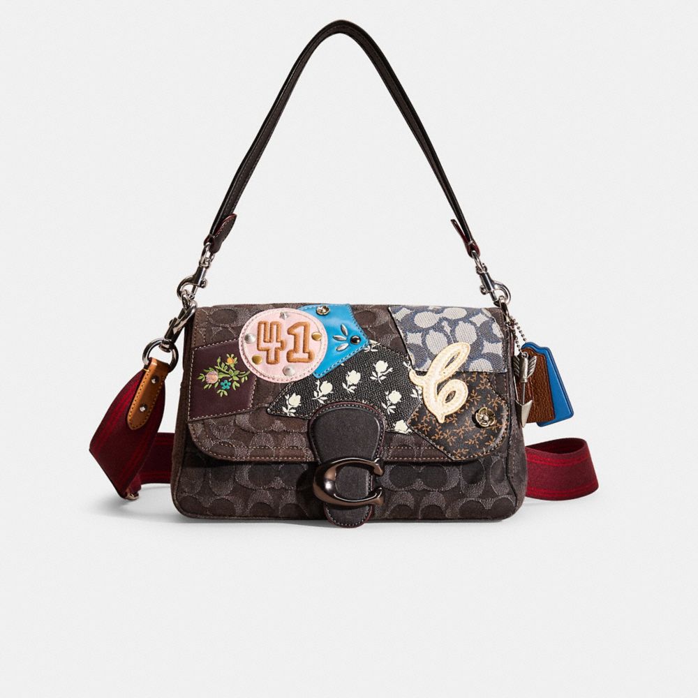 COACH®,Denim,Argent/Denim Noir,Front View